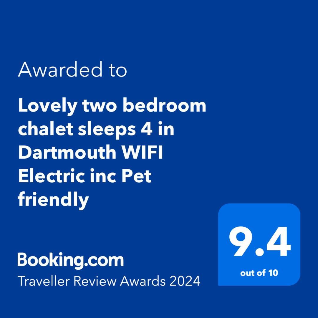 Caldon Holiday Chalet Sleeps 4 In Dartmouth Wifi Electric Inc Pet Friendly Ngoại thất bức ảnh